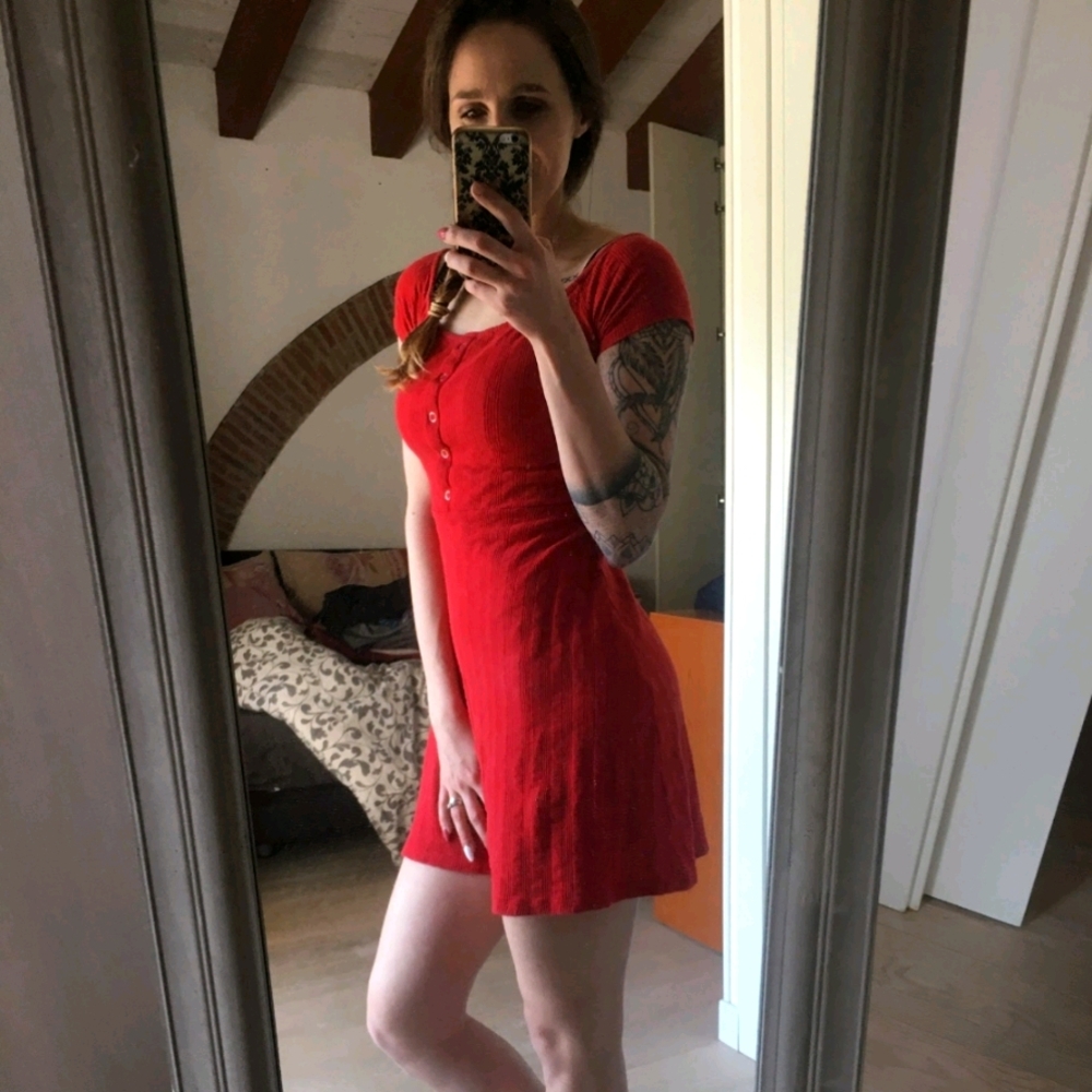 Red dress